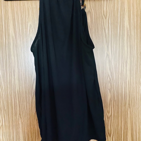 Black Ruffle Off the Shoulder Romper - Picture 4 of 4